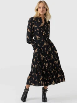 Dresses|Saint and Sofia Olivia Zip Up Dress - Highland Paisley