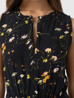 Dresses|Saint and Sofia Orla Dress - Black Floral