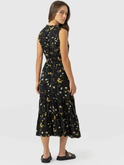 Dresses|Saint and Sofia Orla Dress - Black Floral