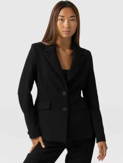 Coats & Jackets|Blazers|Saint and Sofia Payton Blazer - Black