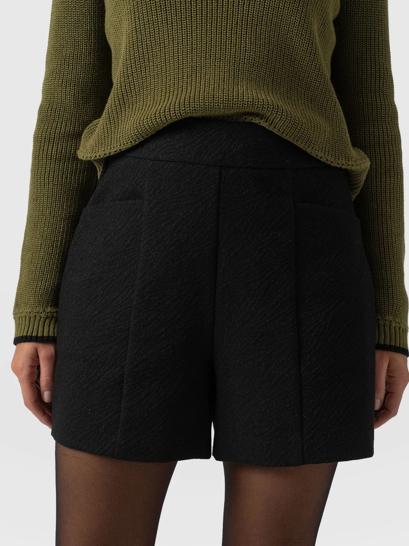 Shorts|Saint and Sofia Ramone Short - Zebra Jacquard