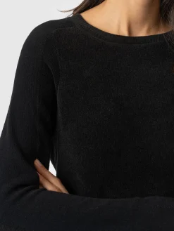 Dresses|Saint and Sofia Raya Knit Dress - Black