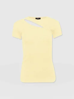 T-shirts & Tanks|Saint and Sofia Reveal Tee - Yellow