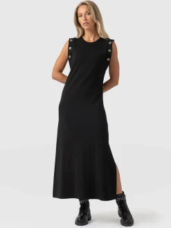 Dresses|Saint and Sofia Rowan Dress - Black Eyelet