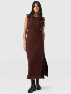Dresses|Saint and Sofia Rowan Dress - Maroon