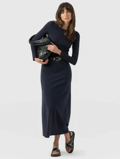 Dresses|Saint and Sofia Runway Maxi Dress - Navy