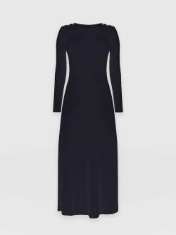 Dresses|Saint and Sofia Runway Maxi Dress - Navy