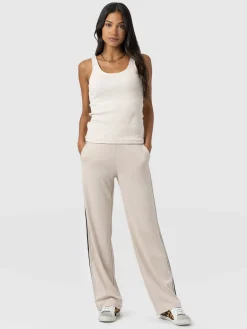 Pants|Saint and Sofia Runway Pant - Light Beige Stripe