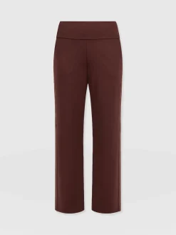 Pants|Saint and Sofia Runway Pant - Maroon - Bronze Stripe