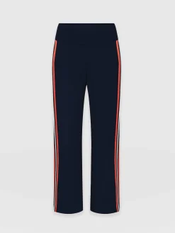 Pants|Saint and Sofia Runway Pant - Navy Red Stripe