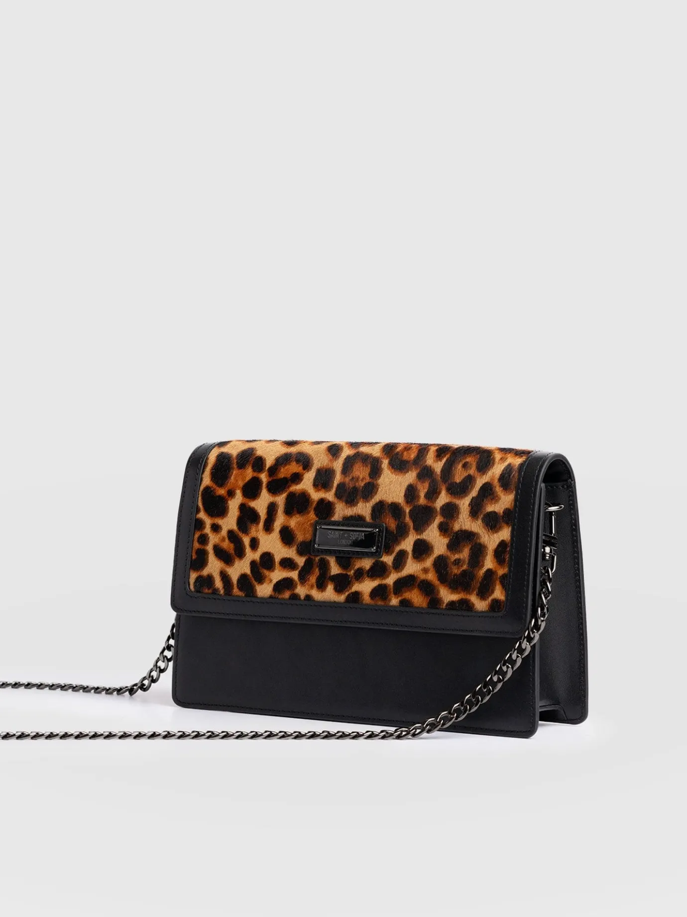 Accessories|Cross Body Bags|Saint and Sofia Rylee Cross Body Bag - Leopard