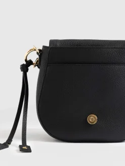 Shoulder Bags|Bags|Saint and Sofia Saddle Bag - Black