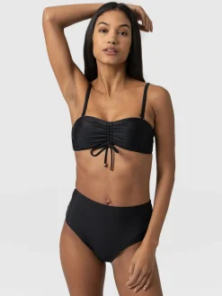 Swimwear|Saint and Sofia Skye Bandeau Bikini Top - Black