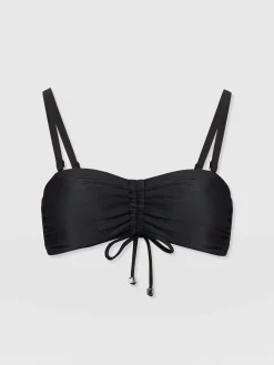 Swimwear|Saint and Sofia Skye Bandeau Bikini Top - Black