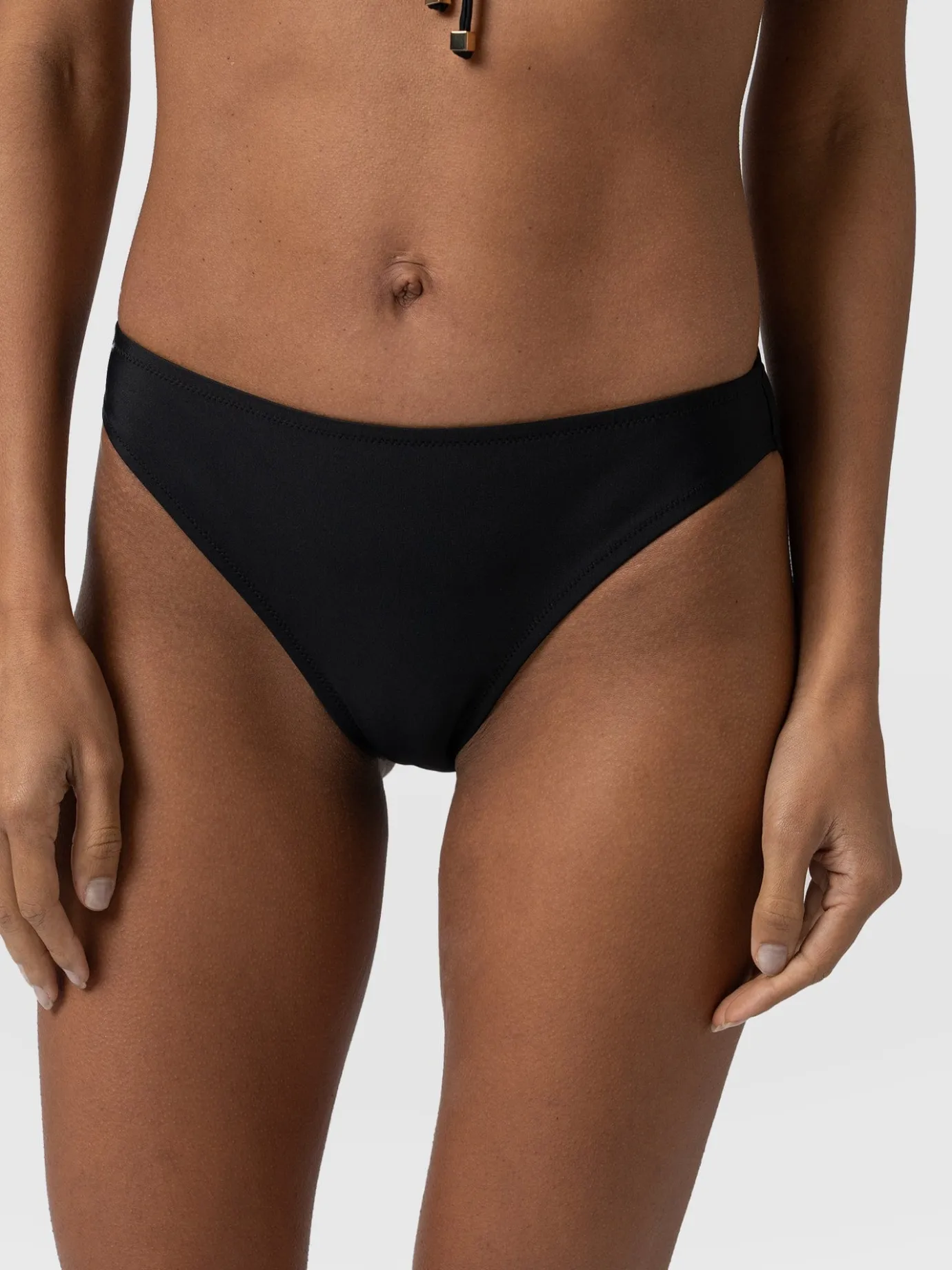 Swimwear|Saint and Sofia Skye Hipster Bikini Bottom - Black
