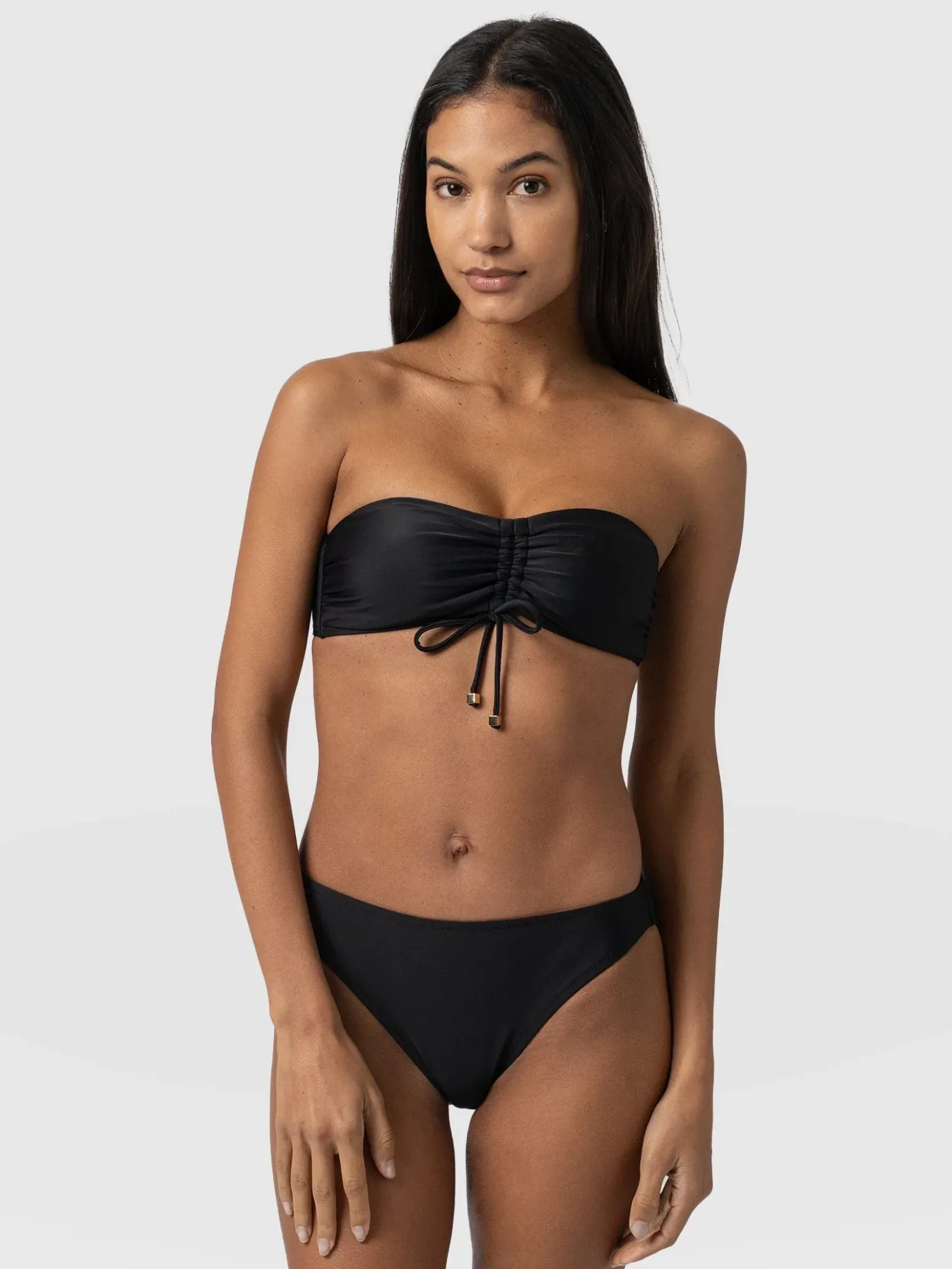 Swimwear|Saint and Sofia Skye Hipster Bikini Bottom - Black