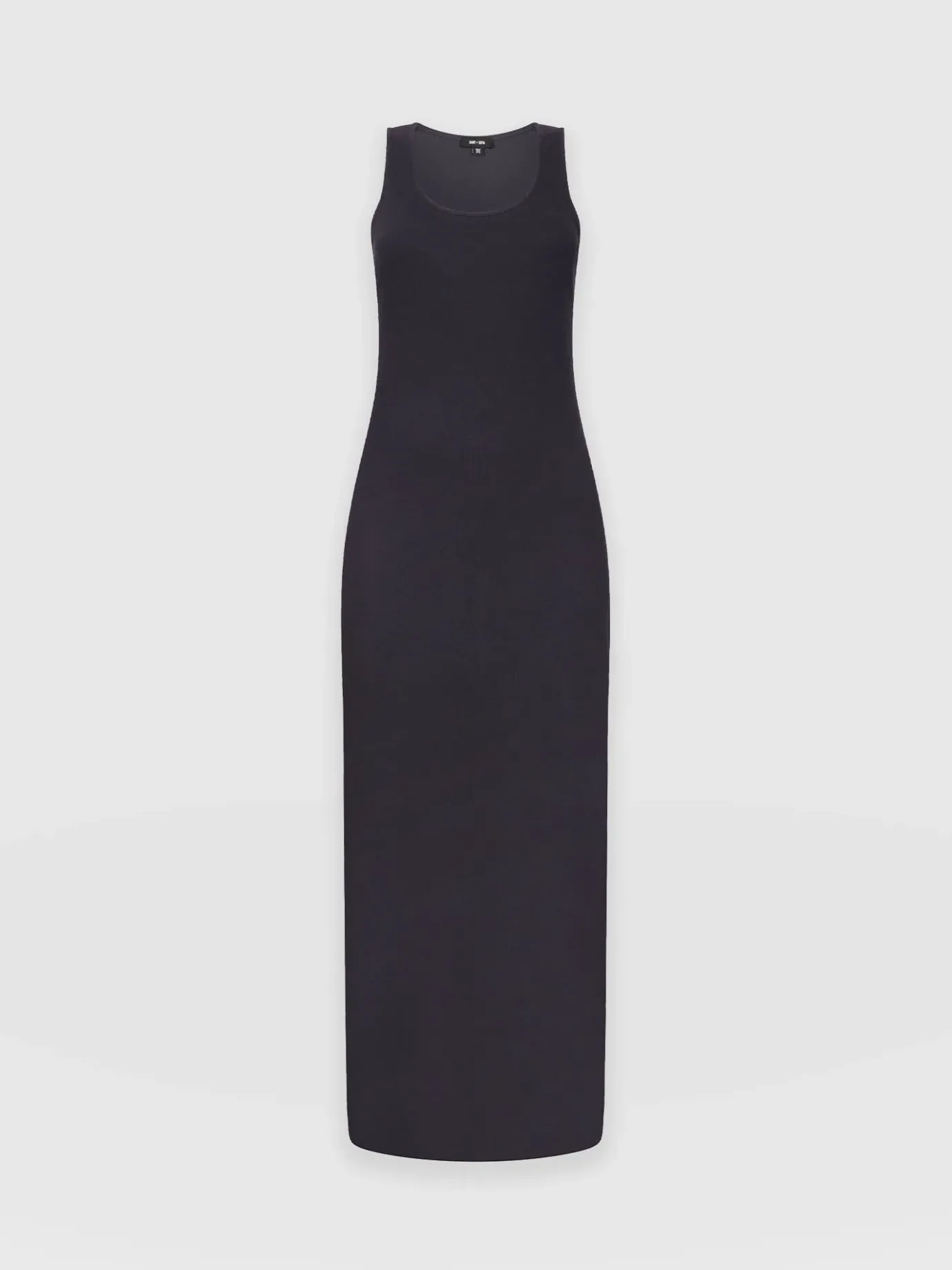 Dresses|Saint and Sofia Sleeveless Rib Dress - Navy