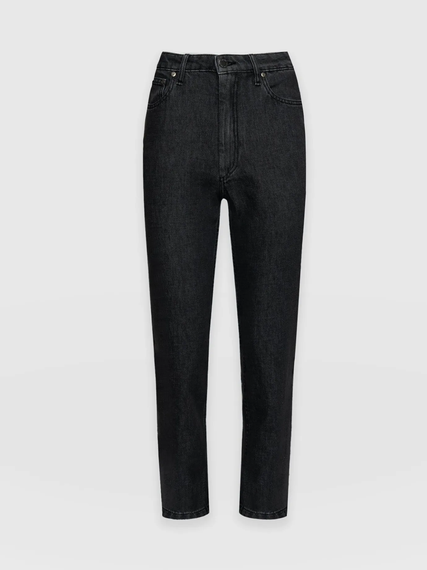 Denim & Jeans|Saint and Sofia Slim Mom Jeans - Black