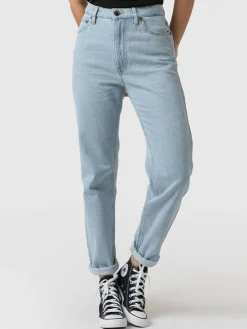 Denim & Jeans|Saint and Sofia Slim Mom Jeans - Pale Blue