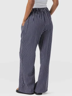 Pants|Saint and Sofia Sloane Pant - Navy Stripe