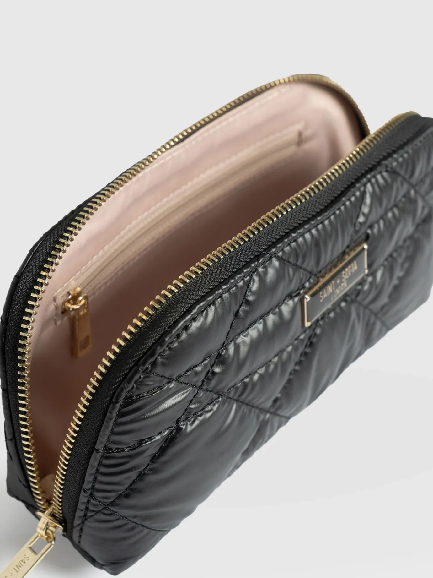 Accessories|Saint and Sofia Small Cosmetics Bag - Black