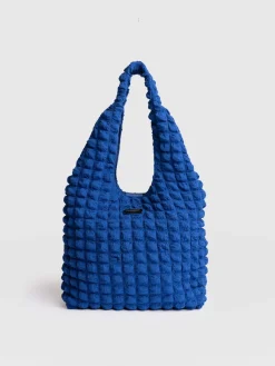 Shoulder Bags|Tote Bags|Saint and Sofia Soho Shoulder Tote Bag - Blue