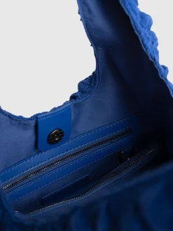 Shoulder Bags|Tote Bags|Saint and Sofia Soho Shoulder Tote Bag - Blue