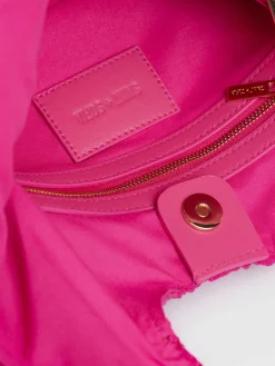 Shoulder Bags|Tote Bags|Saint and Sofia Soho Shoulder Tote Bag - Fuchsia Pink