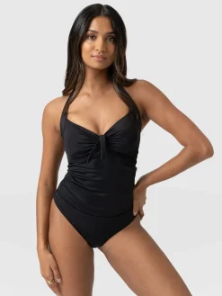 Swimwear|Saint and Sofia Sol Tankini Bottom - Black