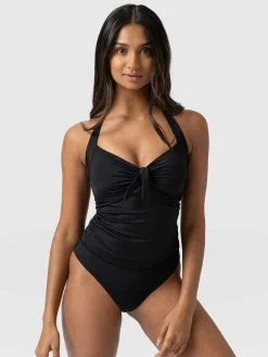 Swimwear|Saint and Sofia Sol Tankini Top - Black