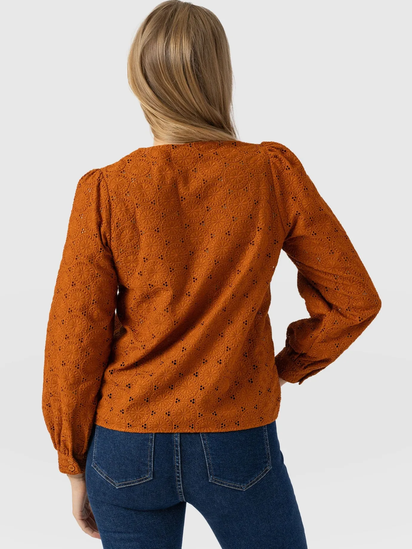 Blouses & Shirts|Saint and Sofia Tabitha Blouse - Tan