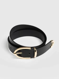 Leather Belts|Accessories|Saint and Sofia Victory Belt - Black