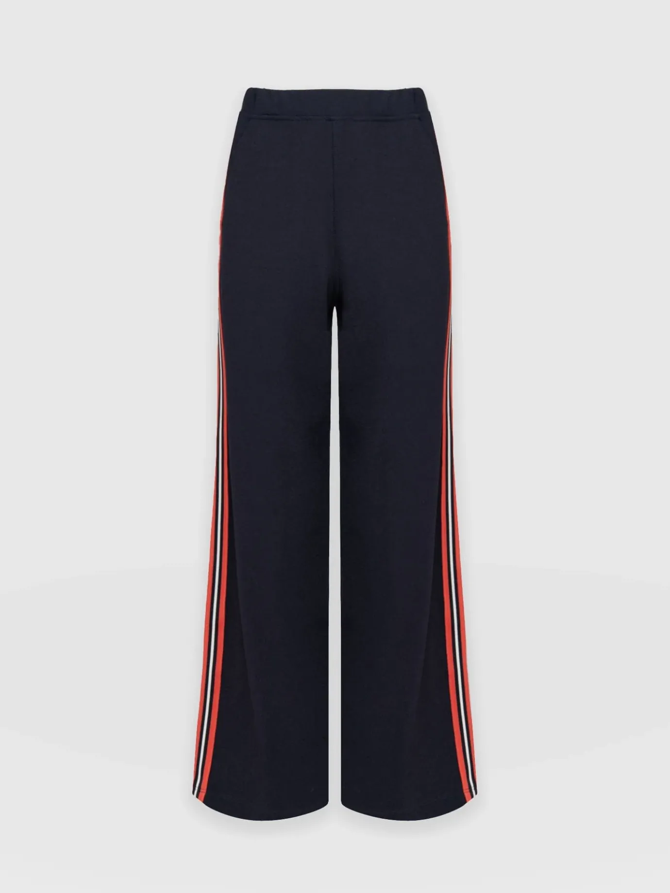 Pants|Saint and Sofia Victory Straight Leg Pant - Navy/Red Stripe