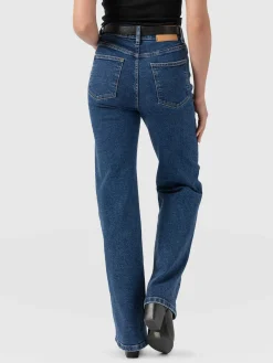 Pants|Denim & Jeans|Saint and Sofia Wide Leg Jean - Mid Blue