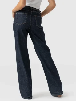Denim & Jeans|Pants|Saint and Sofia Wide Leg Jeans - Indigo Blue